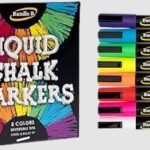 Chalk Markers – 8 Vibrant, Erasable, Non-Toxic, Water