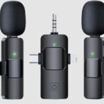PQRQP 3 in 1 Wireless Microphone for iPhone, Android, Camera, USB-C Microphone,