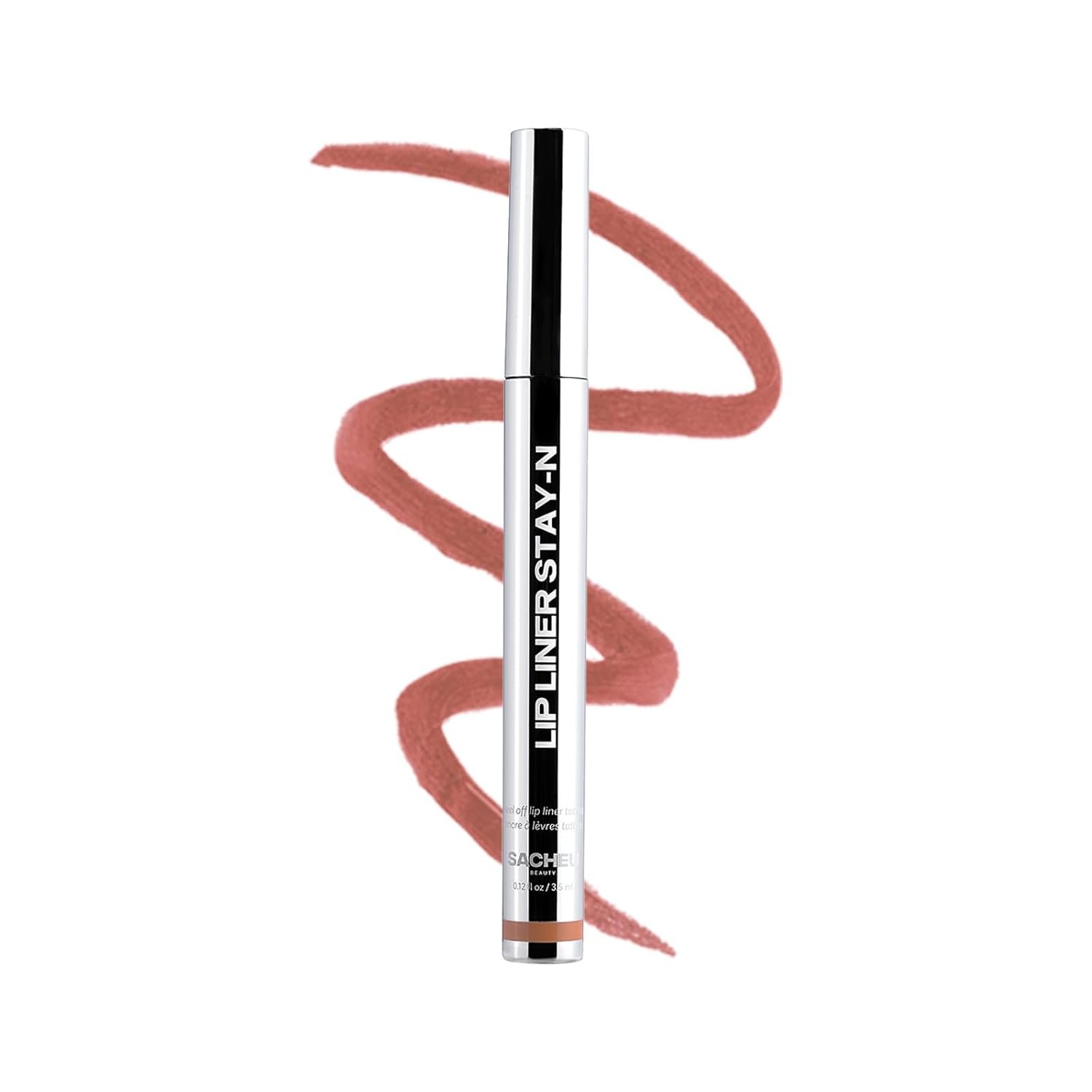 Sacheu STAY-N Lip Stain in Matte Pink — Long-lasting kiss-proof color with hyaluronic acid & vitamin E.